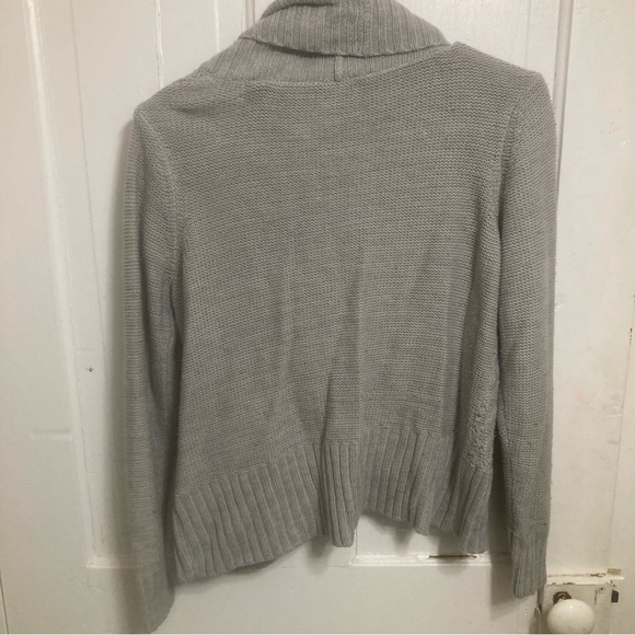 ⚡️ Faded glory grey cowl neck sweater size large - Picture 3 of 3